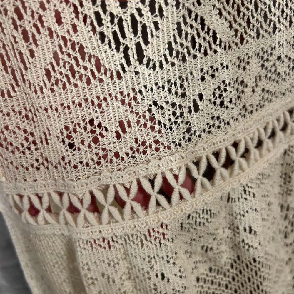 GUC Rock 41 sleeveless Lace Duster Kimono - Picture 4 of 5